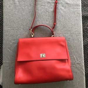 HUGO BOSS red handbag